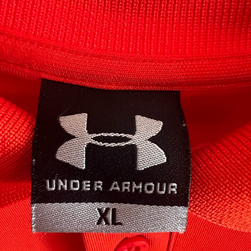Under Armour Auburn Orange Polo AU Shirt - Picture 2 of 3